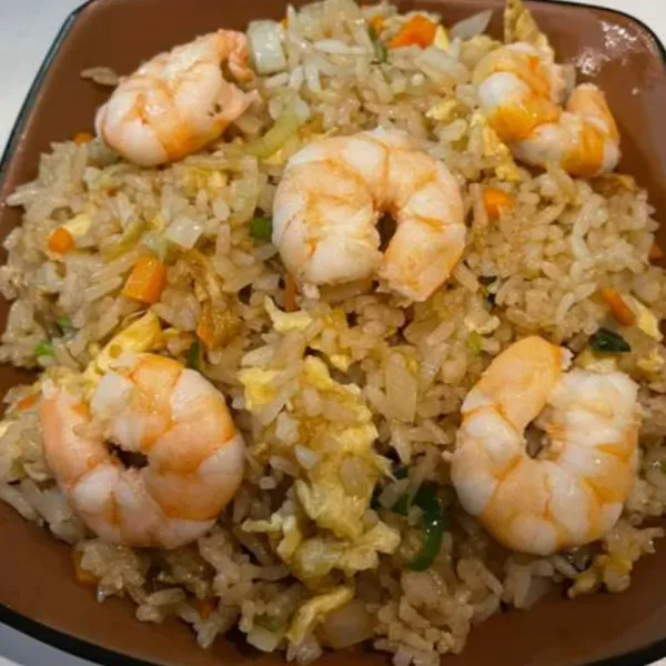 Arroz con gambas